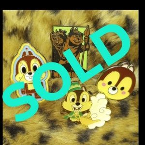 Chip and Dale Disney trading pins